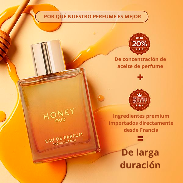 Cavari™ Perfume Honey Oud – Elegancia y Confianza Dorada