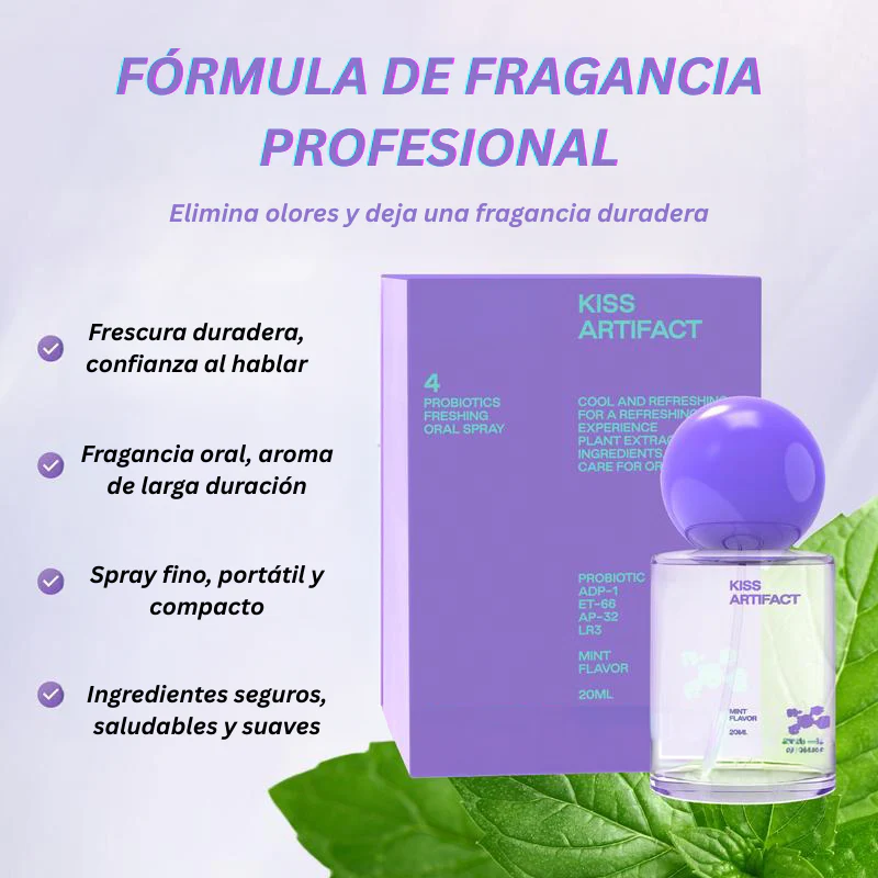 Cavari™ Spray Oral Pro-Biótico – Frescura Instantánea y Duradera