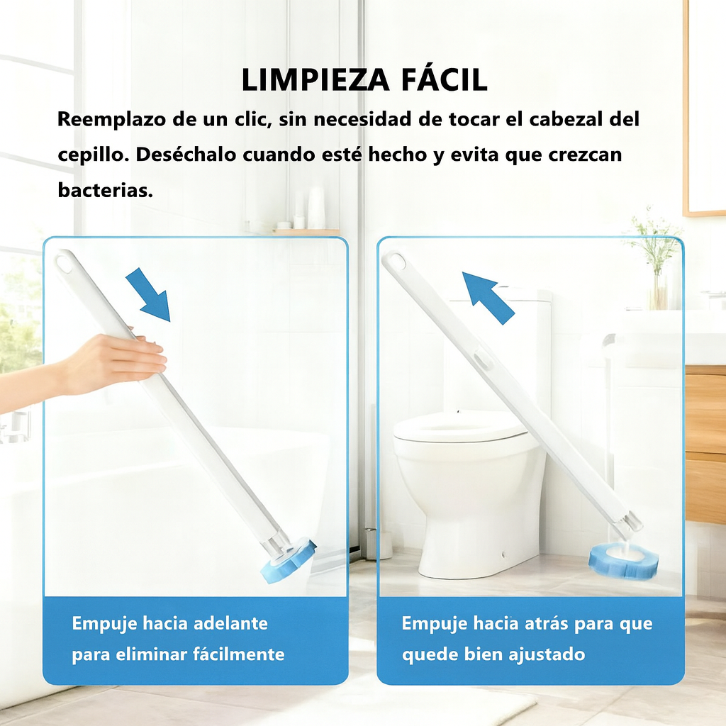 Cavari™ AutoClean – Cepillo de Baño Descartable