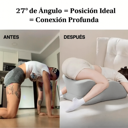 Cavari™ Almohada Sweet Spot – Soporte Ergonómico para Initimidad