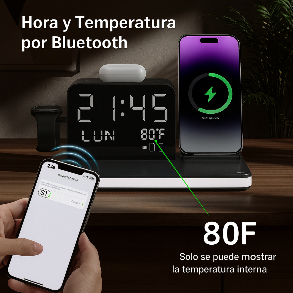 Cavari™ Estación de Carga Inalámbrica 7 en 1