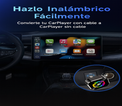 Cavari™ Adaptador CarPlay – Convierte tu CarPlay con Cable en Inalámbrico