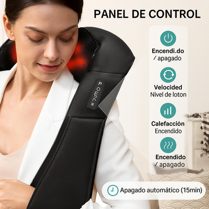 Cavari™ BackEase – Masajeador de Cuello y Espalda con Calor Relajante