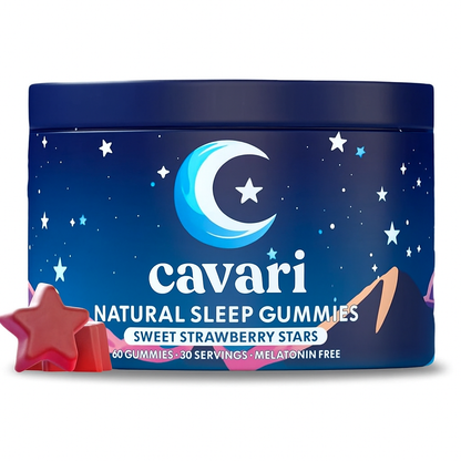 Cavari™ Sleep Gummies – Gomitas Naturales para Dormir y Relajarte