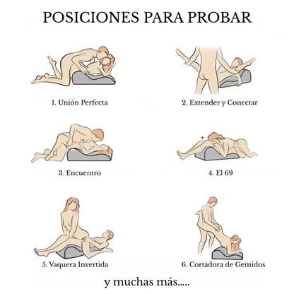 Cavari™ Almohada Sweet Spot – Soporte Ergonómico para Initimidad