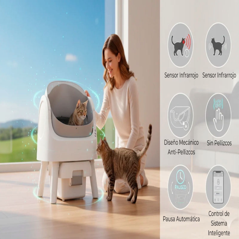 Cavari™ AutoScooper – Arenero Autolimpiante sin Olores